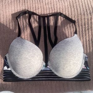 PINK Victoria secret Grey bra